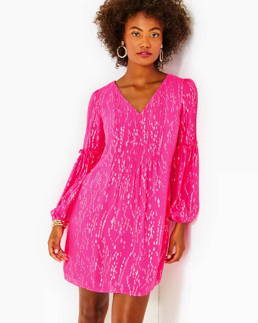 Lilly Pulitzer | Cleme Long Sleeve Silk Dress
