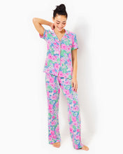 Load image into Gallery viewer, Lilly Pulitzer | Pj Knit Ss Button-up Top
