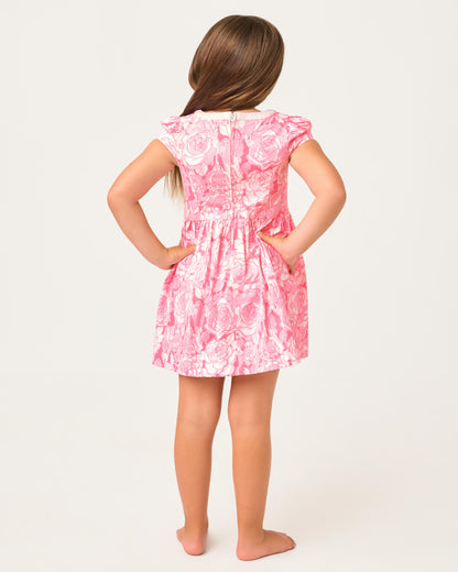 Lilly Pulitzer | Girls Louise Dress - Confetti Pink Lil Rosanna