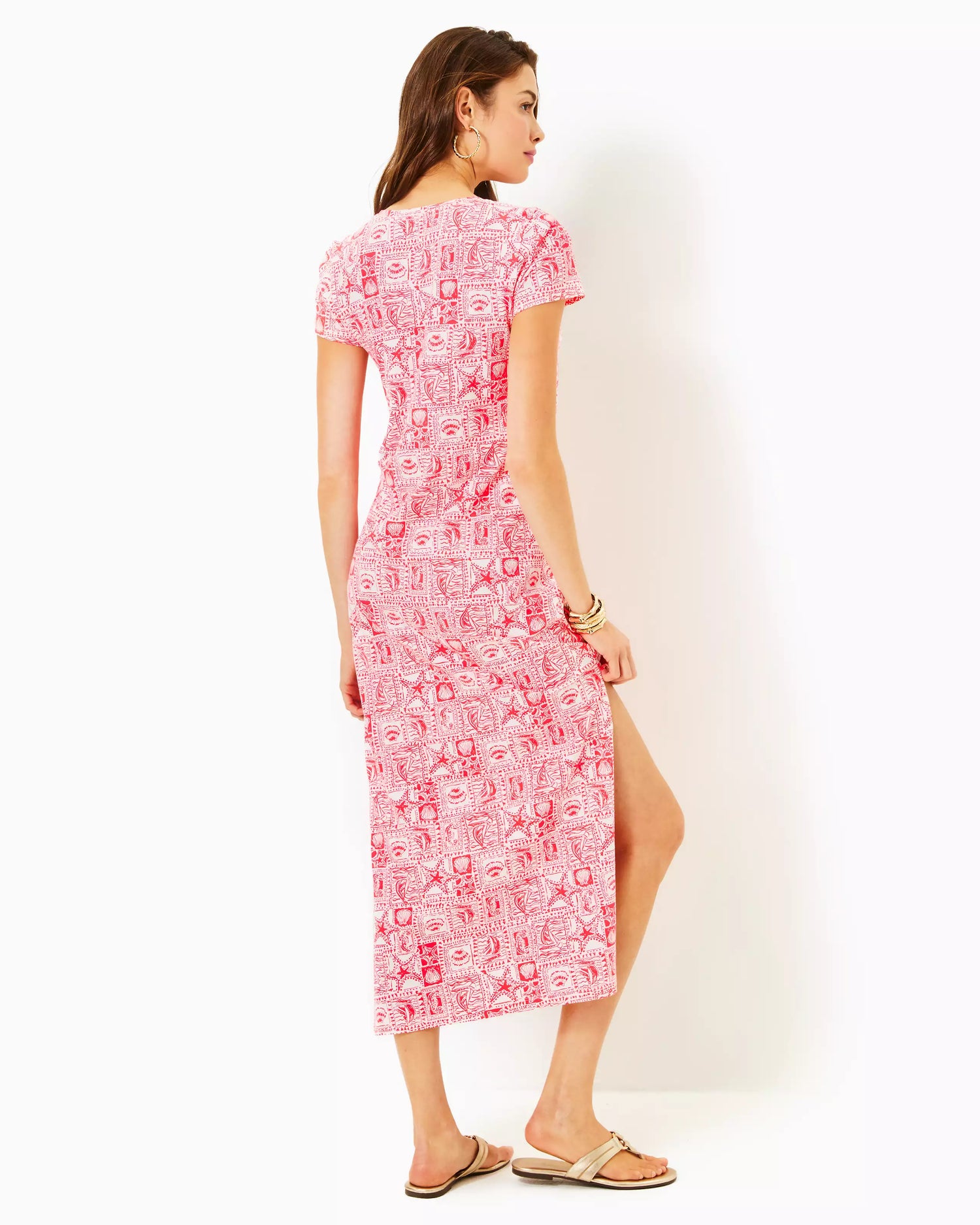 Lilly Pulitzer | Etta Short Sleeve Maxi Dr