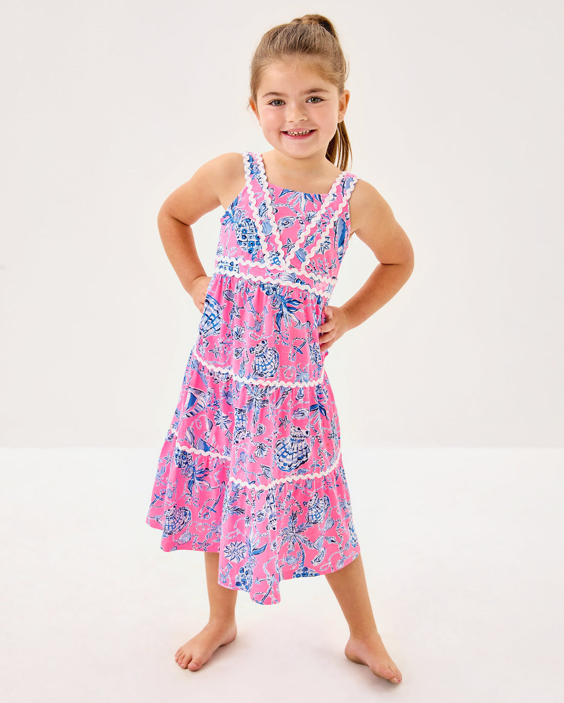 Lilly Pulitzer | Girls Mini Pollie Midi Dress