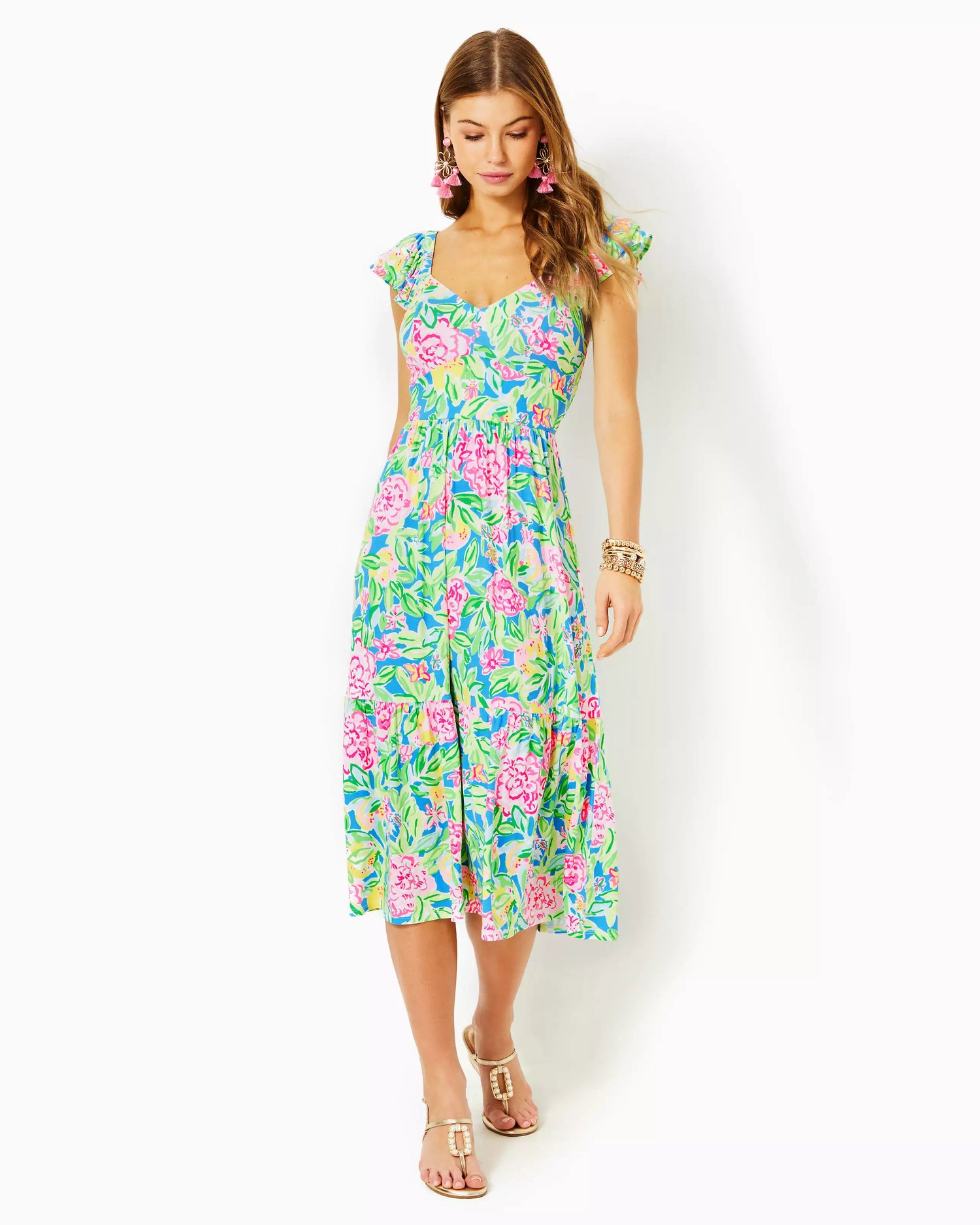 Lilly Pulitzer | Bayleigh Flutter Sleeve M