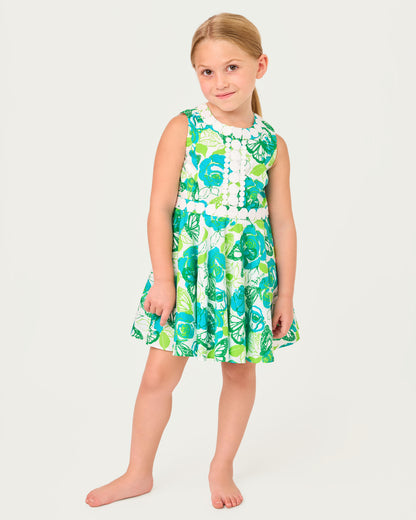 Idala Dress - Resort White Monarch