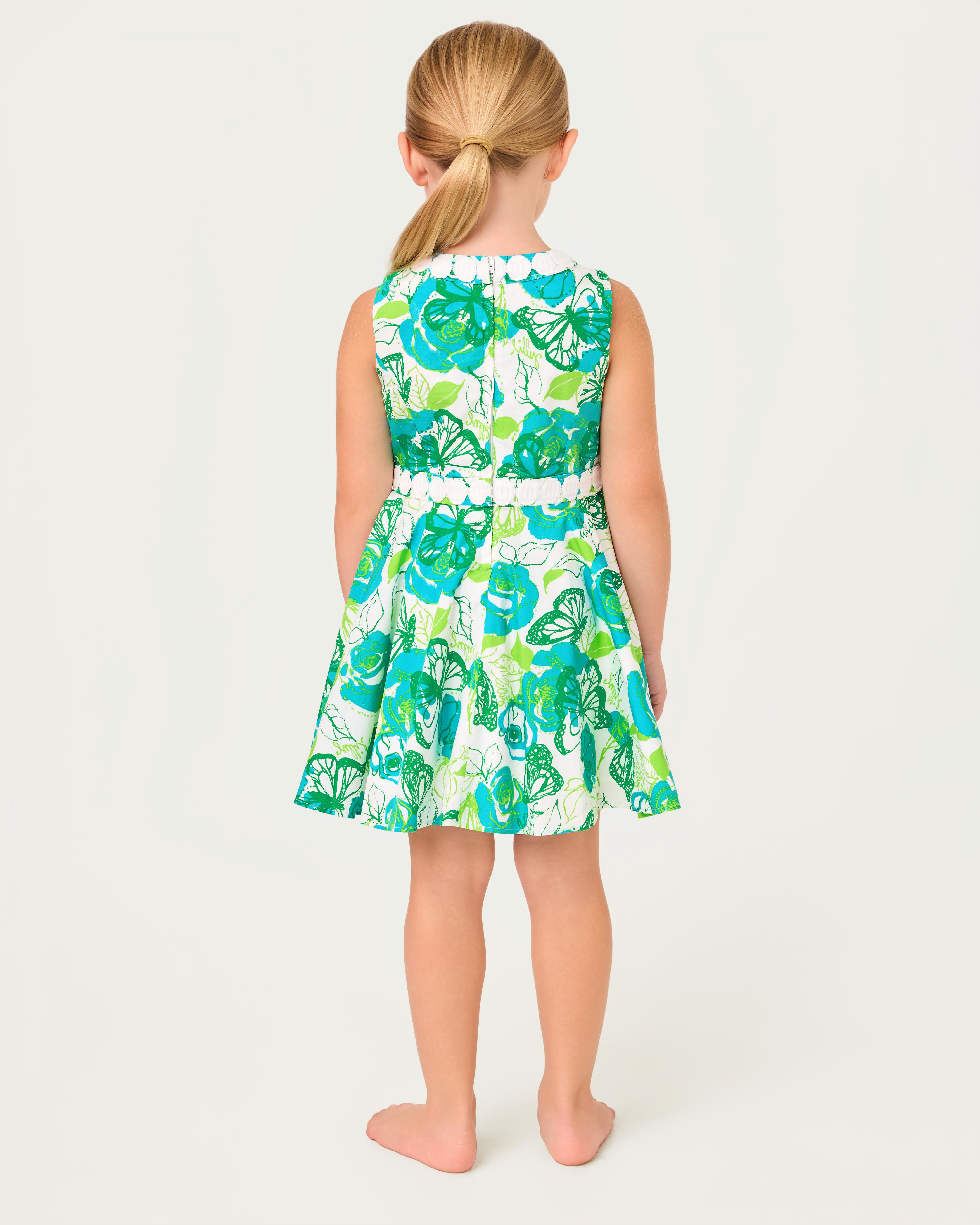 Idala Dress - Resort White Monarch
