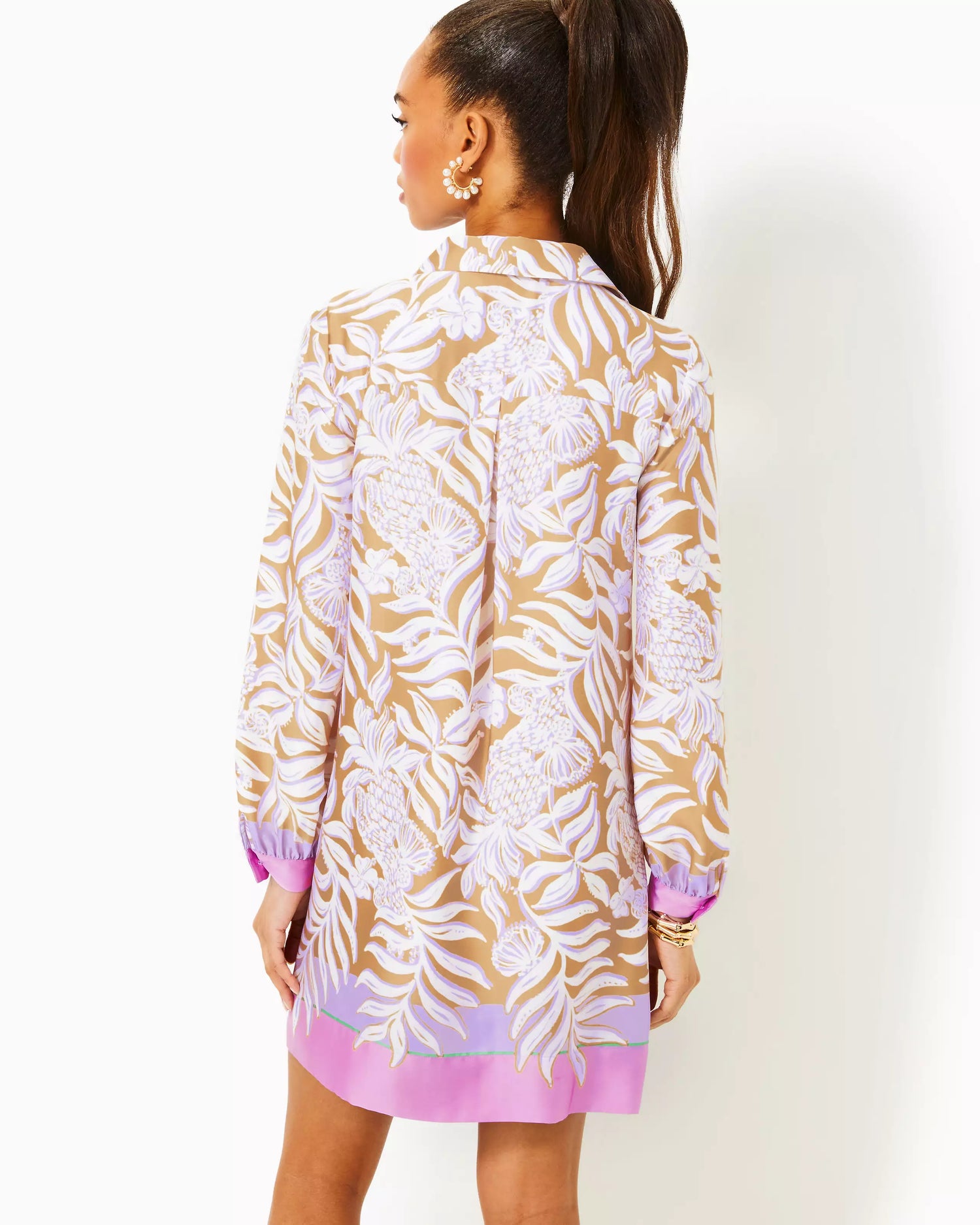 Lilly Pulitzer | Iralanne Long Sleeve Popover Dress | Lilly Pulitzer | Cloister Collection Designer Fashion