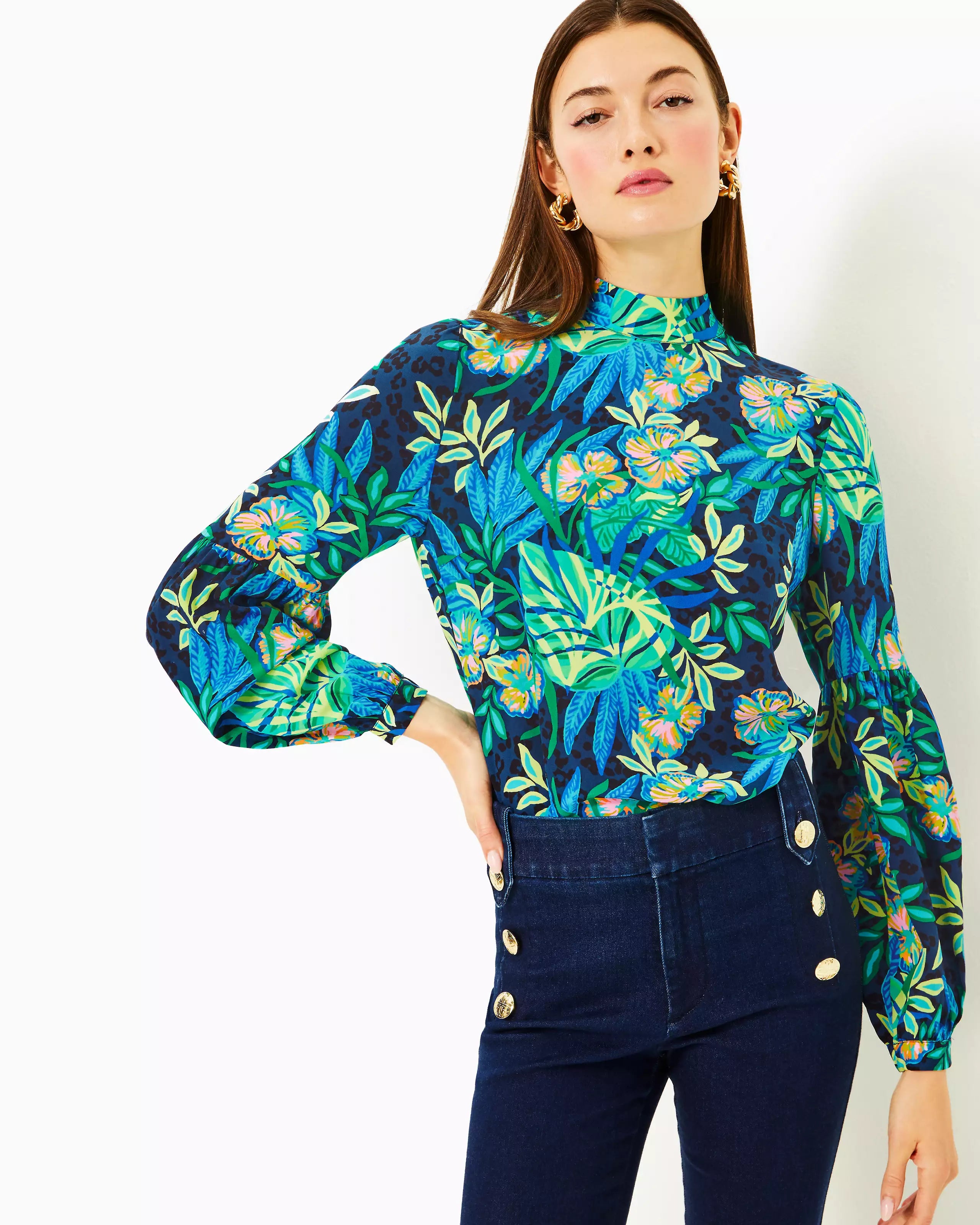 Lilly Pulitzer | Witaker Silk Top