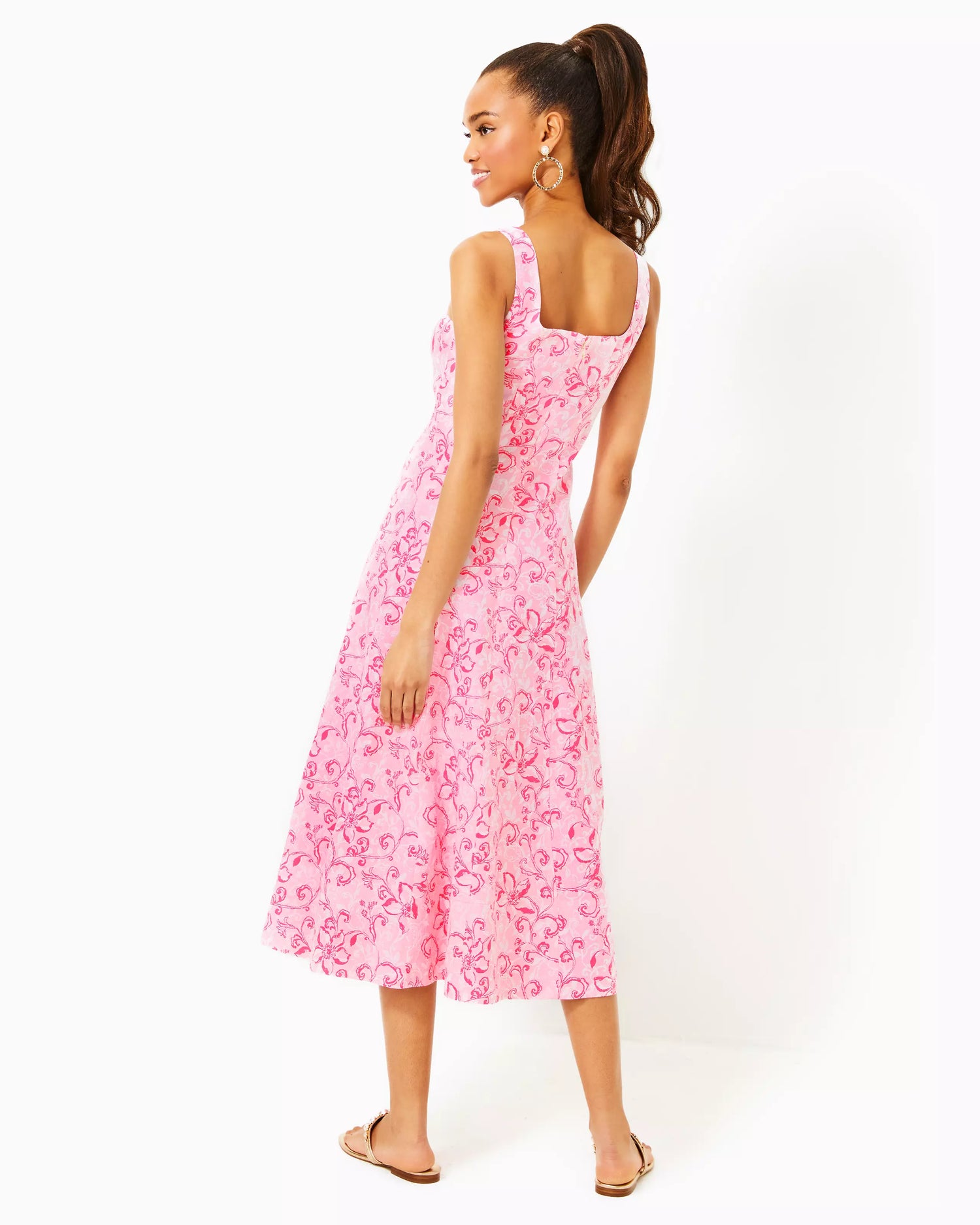 Lilly Pulitzer | Calina Linen Midi Dress