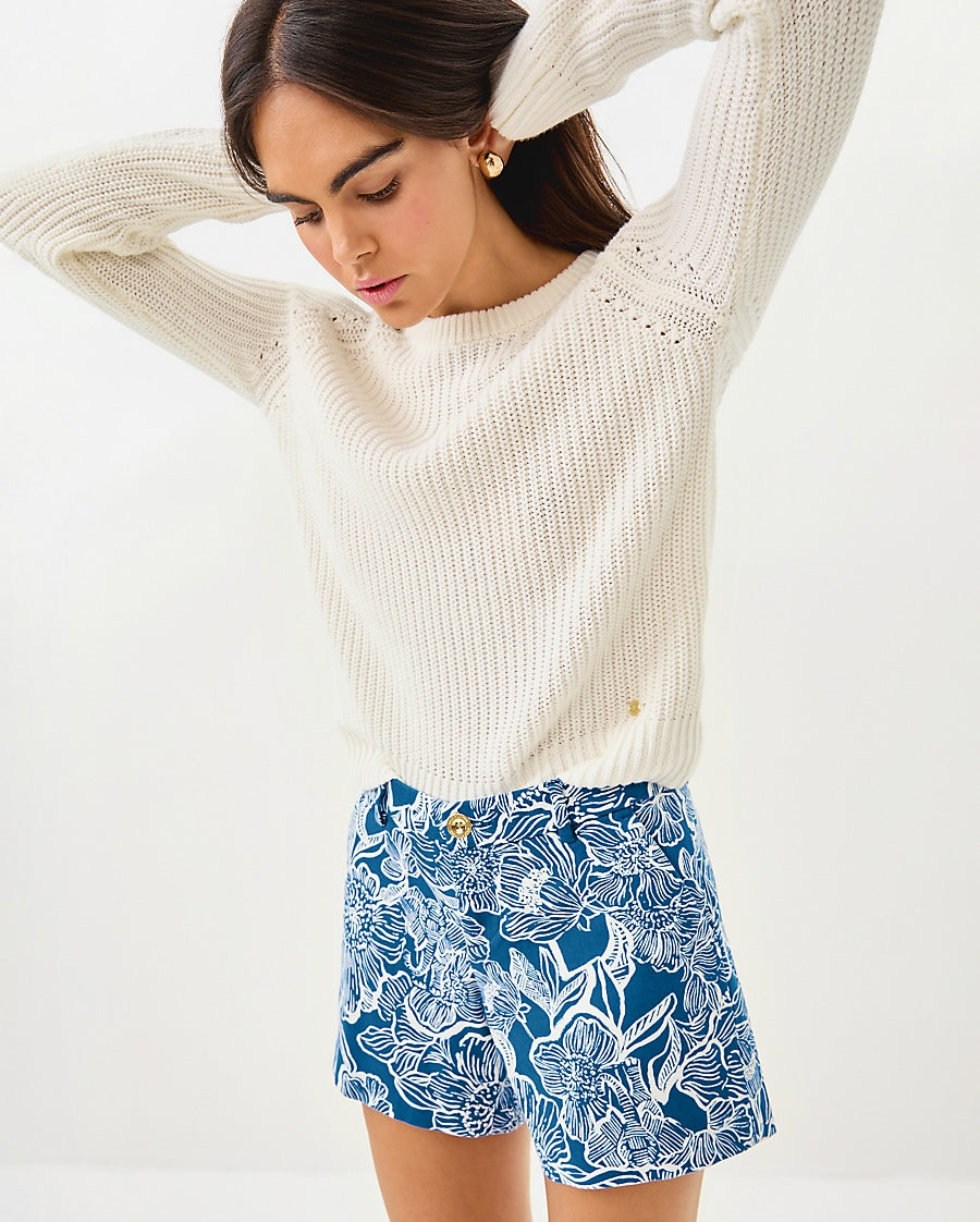 Lilly Pulitzer | Callahan Stretch Short - Starlight Navy Unforgettable