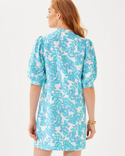 Lilly Pulitzer | Mialeigh Elbow Sleeve Linen Shift Dress