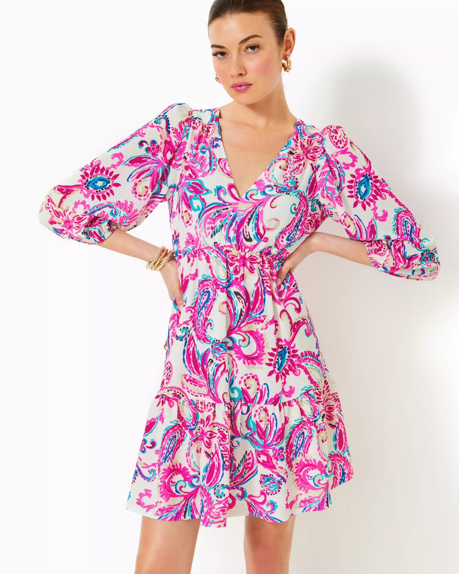 Lilly pulitzer v neck dress best sale