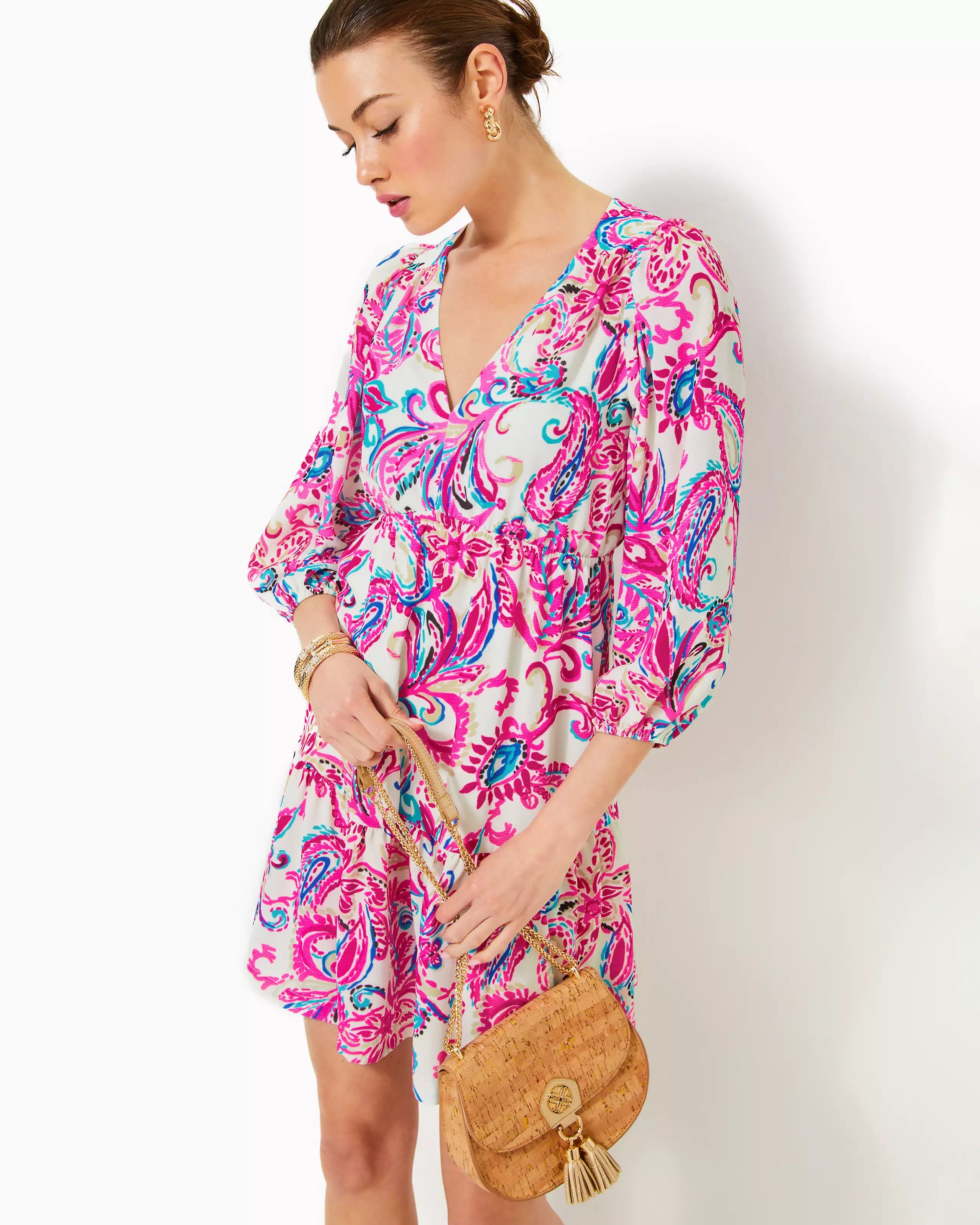 Lilly Pulitzer | Deacon 3/4 Sleeve V-neck