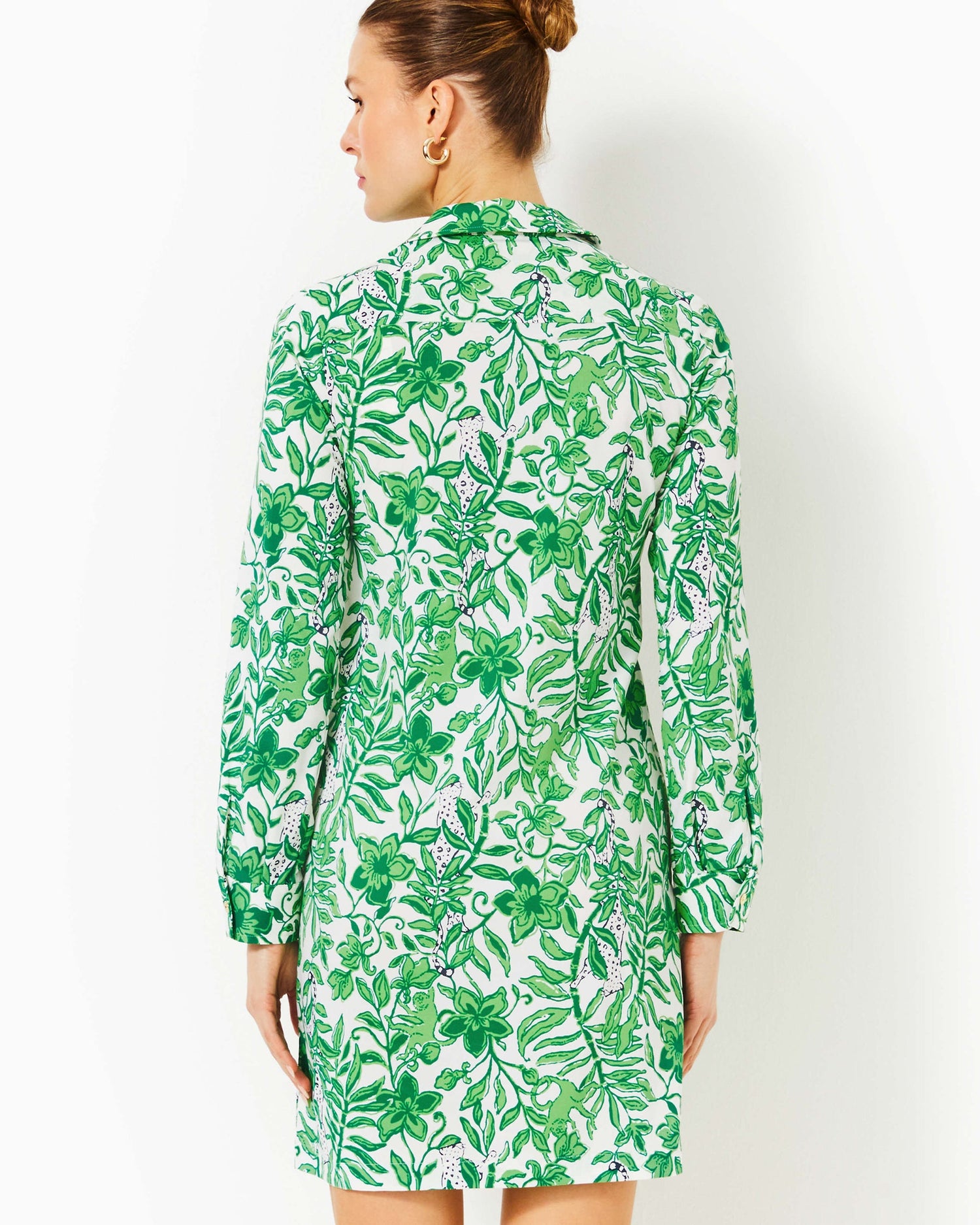 Lilly Pulitzer | UPF 50+ Kindra Dress - Fiddle Leaf Green Lil Escape Plan