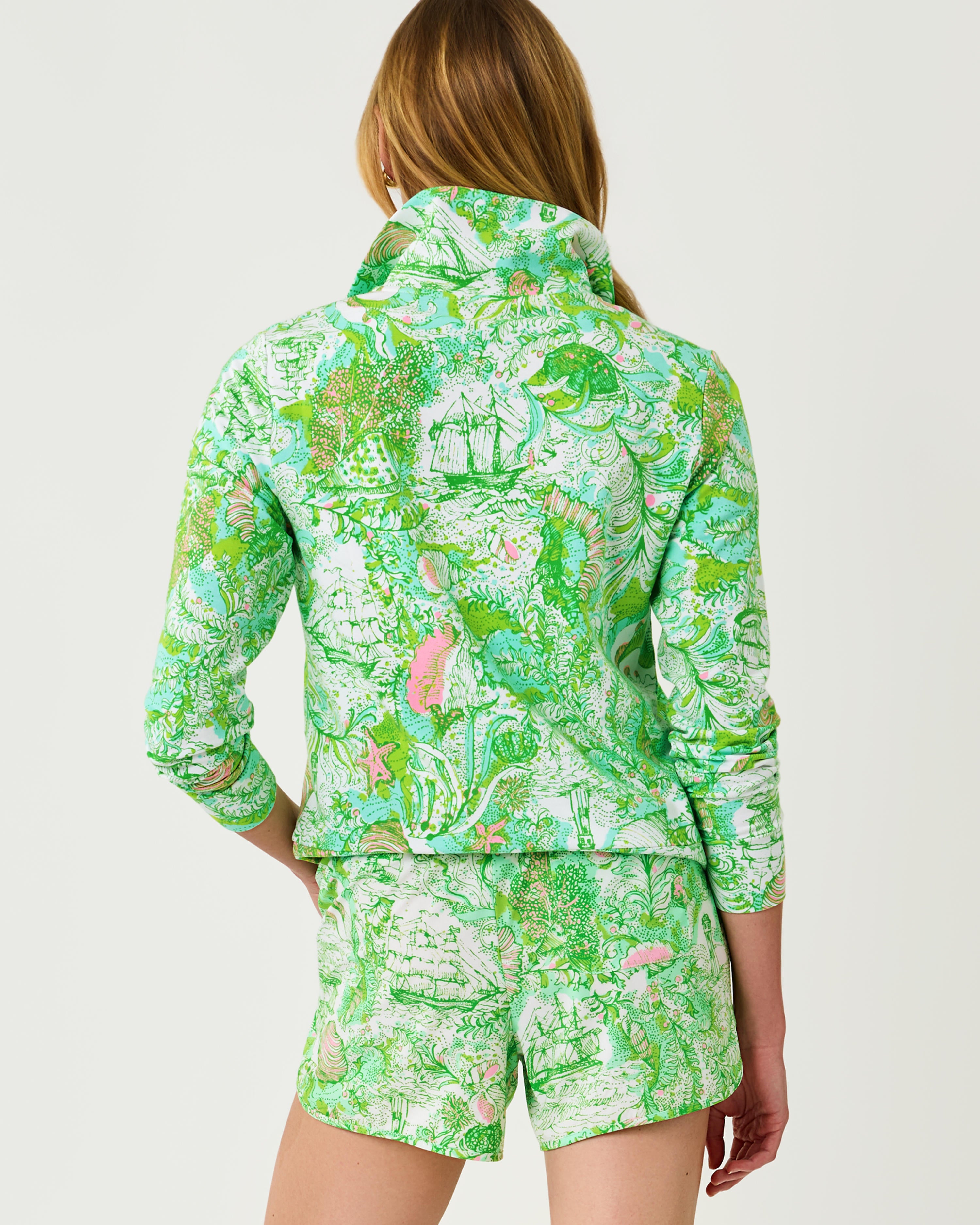 UPF 50+ Eleni Pullover - Resort White Ship To Shore