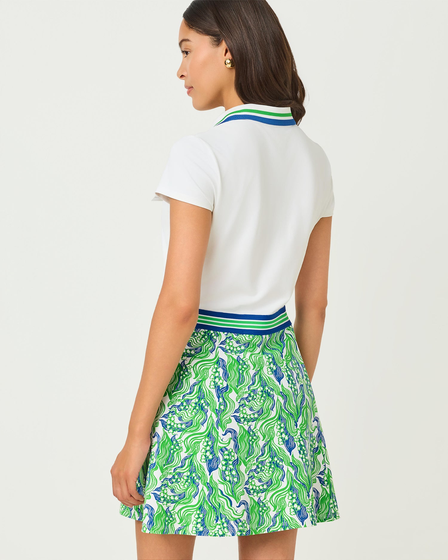 Lilly Pulitzer | Viento Upf 50+ Dress - Putting Green Lilly Of The Valley