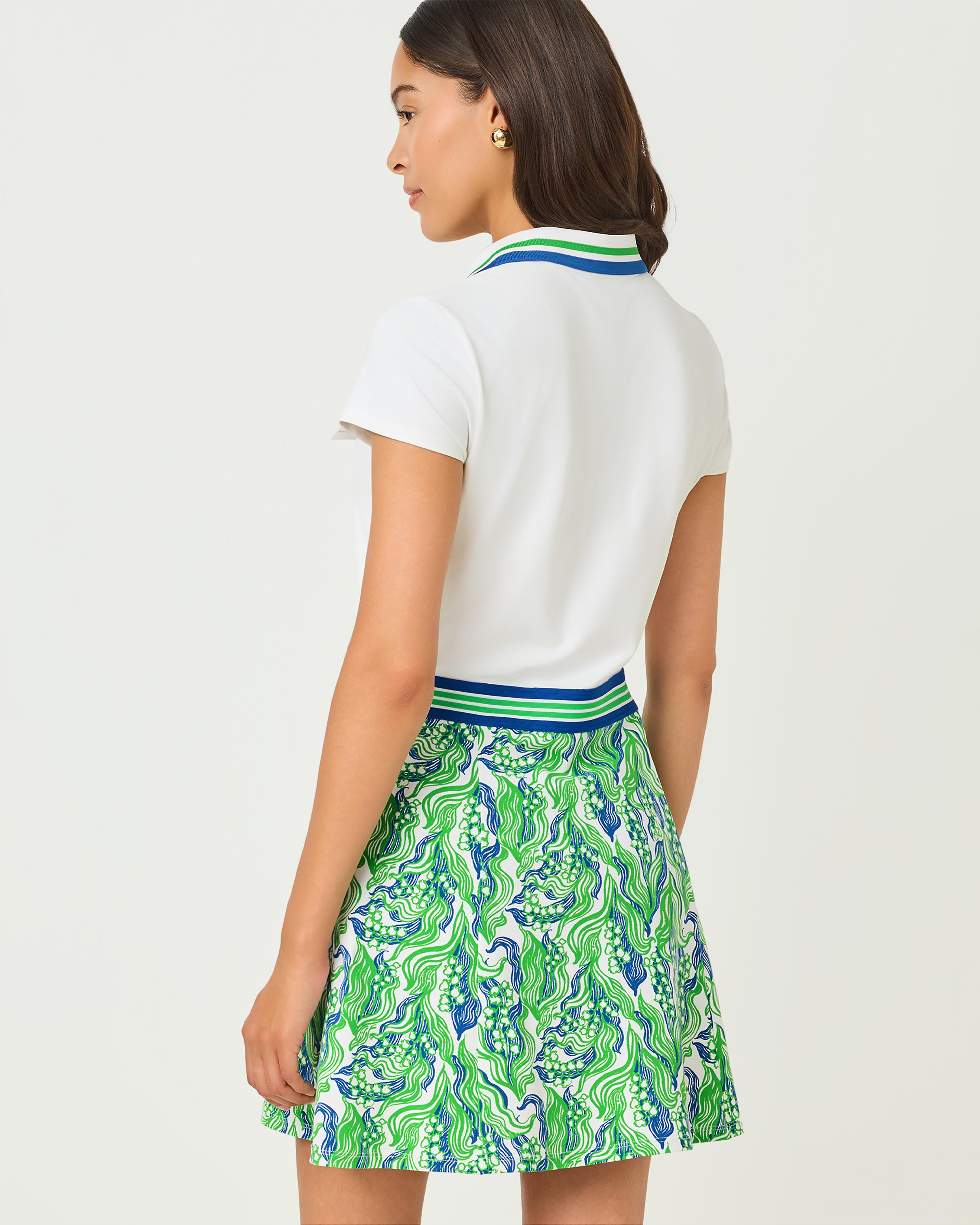 Lilly Pulitzer | Viento Upf 50+ Dress - Putting Green Lilly Of The Valley
