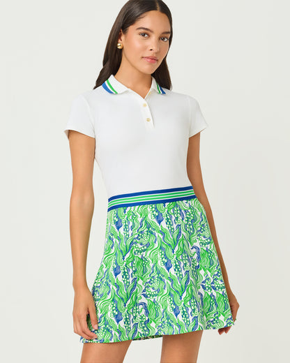 Lilly Pulitzer | Viento Upf 50+ Dress - Putting Green Lilly Of The Valley