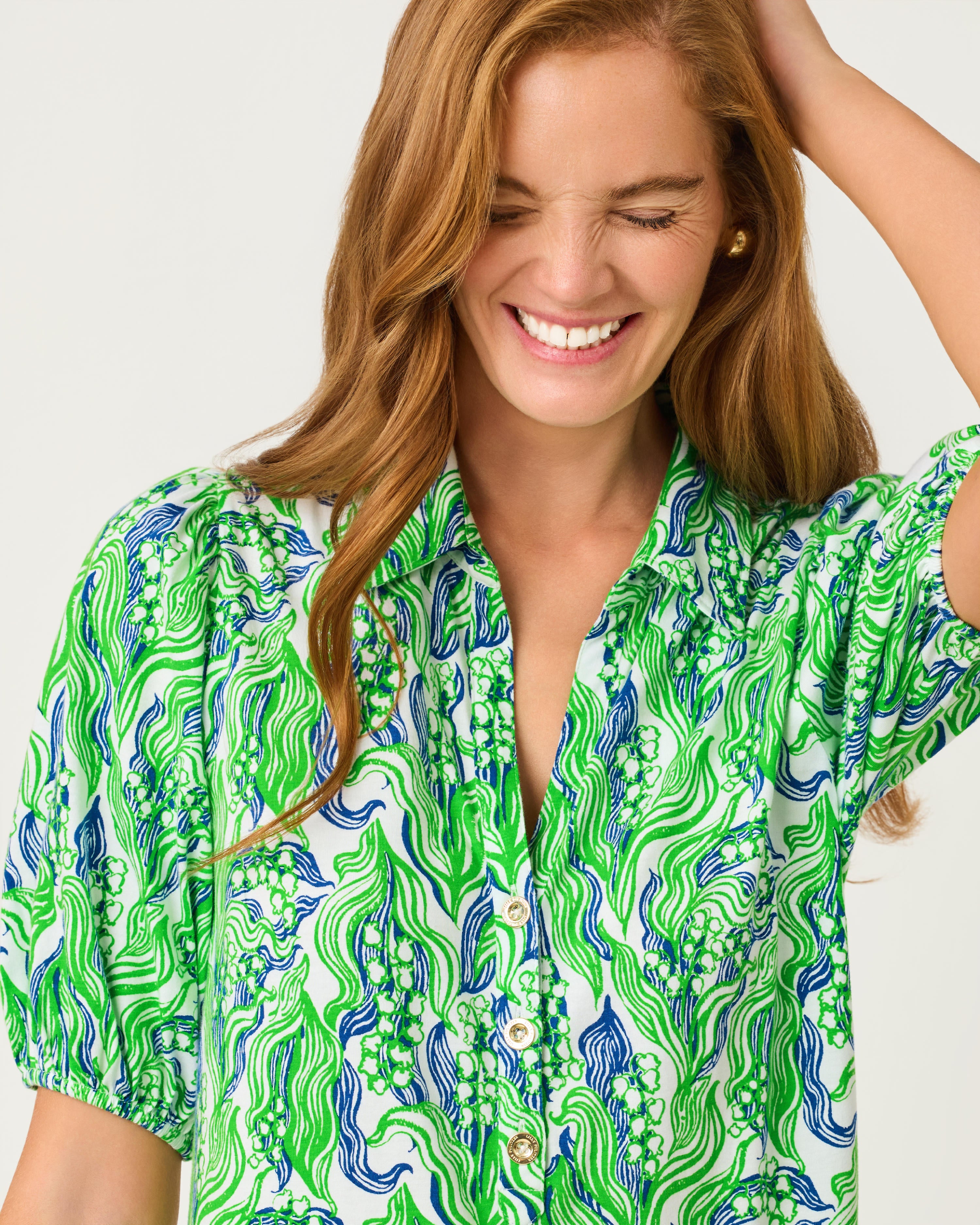 Lilly Pulitzer | Bingley Dress - Putting Green Lilly Of The Valley