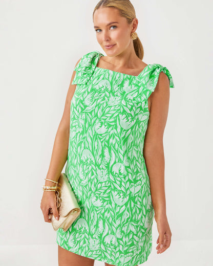 Lilly Pulitzer | Carmine Shift Dress - Fauna Green Tulip To Tango