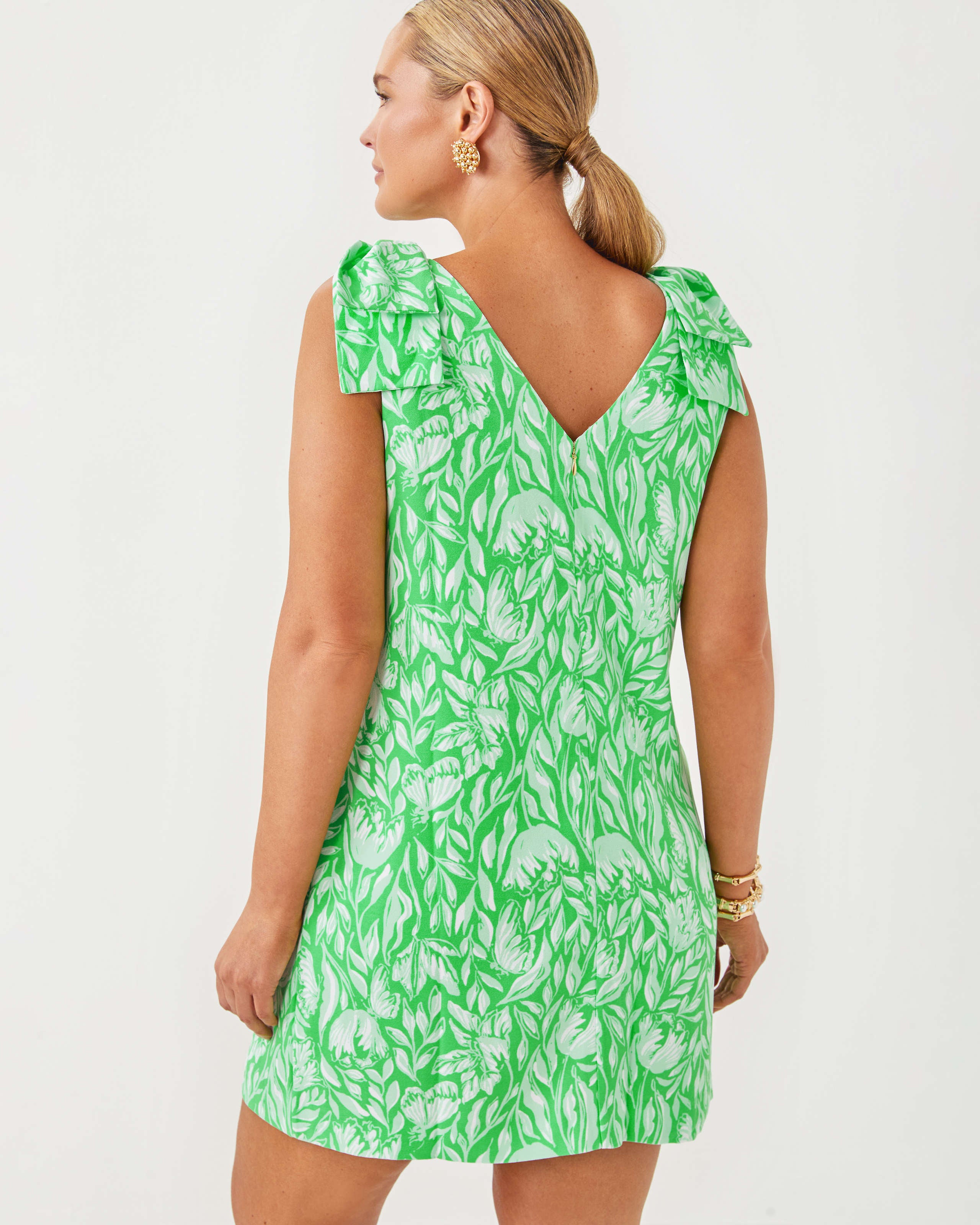 Lilly Pulitzer | Carmine Shift Dress - Fauna Green Tulip To Tango