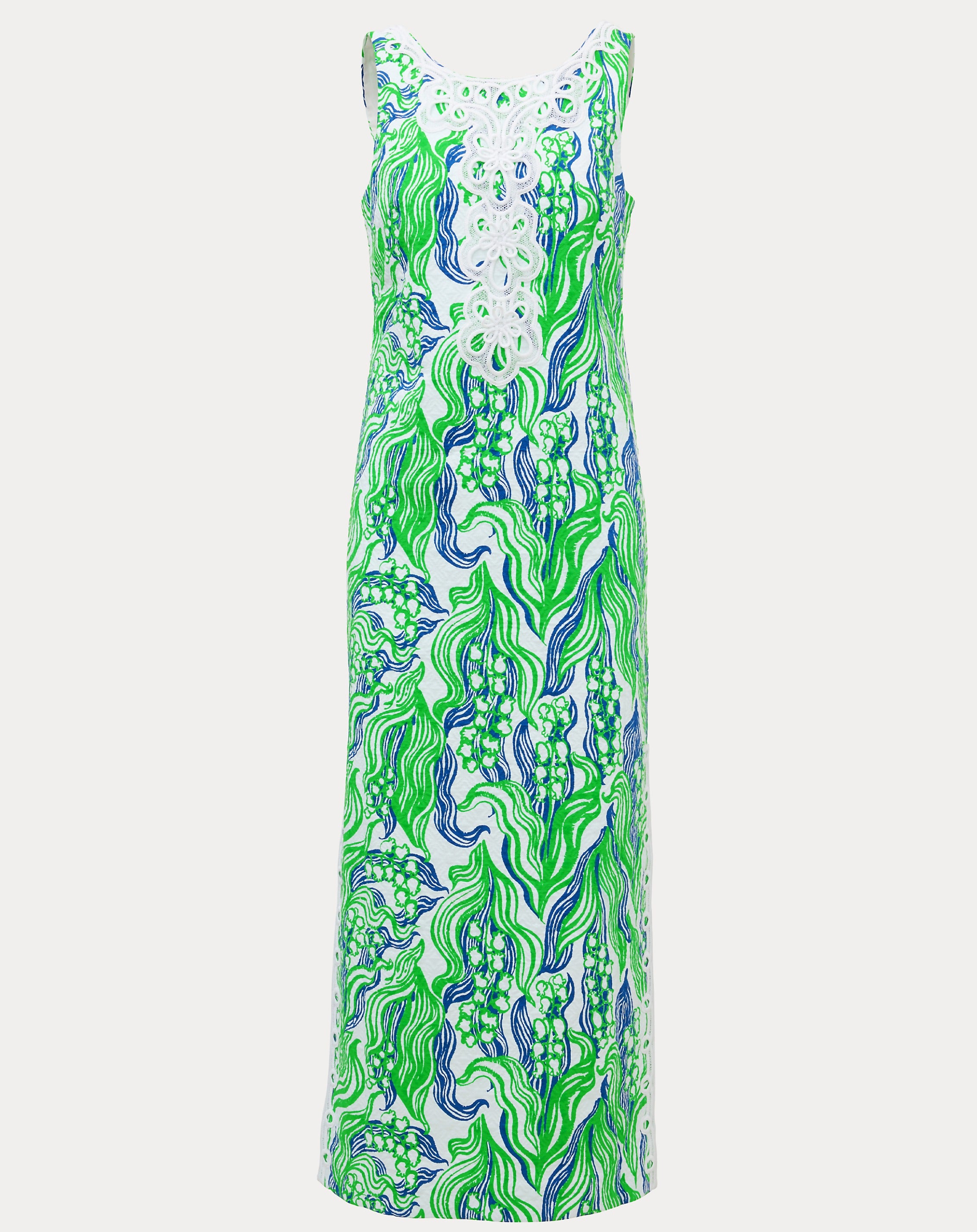 Lilly Pulitzer | Marleigh Stretch Maxi Shift Dress - Putting Green Oversized