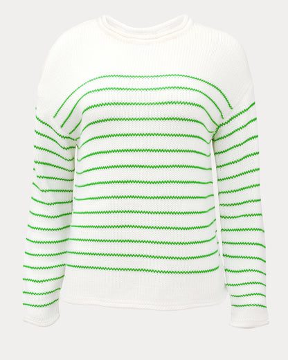 Lilly Pulitzer | Lotan Sweater - Putting Green Tidepool Stripe
