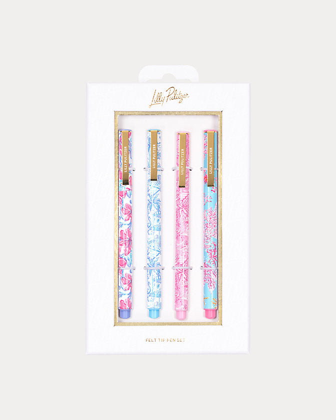 Lilly Pulitzer | Felt Tip Pen Set, Assorted