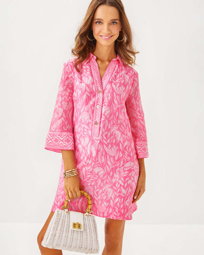 Lilly Pulitzer | Daphnie Tunic Dress - Rousseau Pink Tulip To Tango