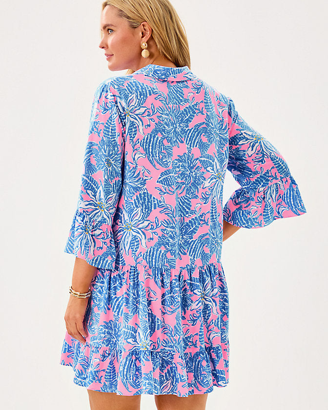 Lilly Pulitzer Diantha Tunic Dress - Conch Shell Pink Up Scale - 2 Lilly Pulitzer Diantha Tunic Dress - Conch Shell Pink Up Scale - 2