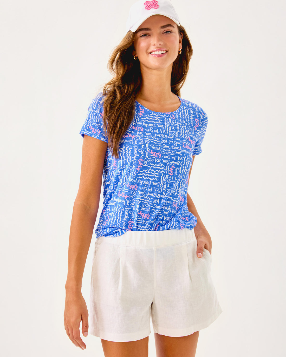 Lilly Pulitzer | 4&quot; Captina Linen Short - Resort White