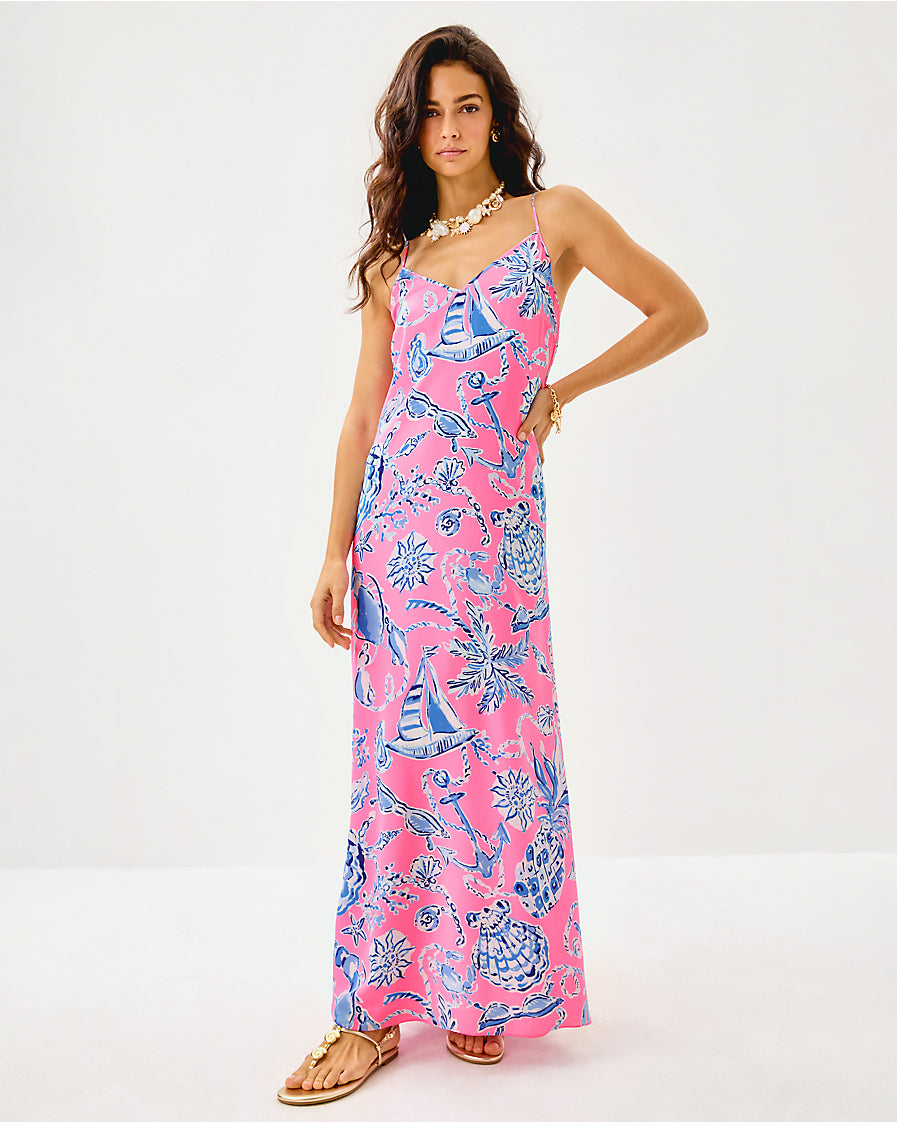 Lilly Pulitzer | Verica Silk Maxi Dress