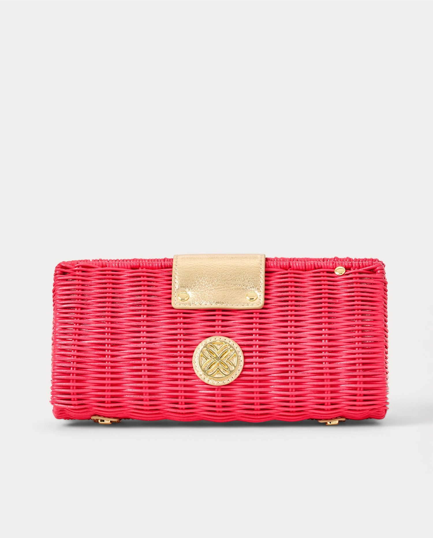 Leena Wicker Clutch