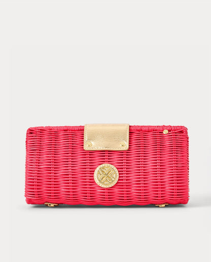 Leena Wicker Clutch