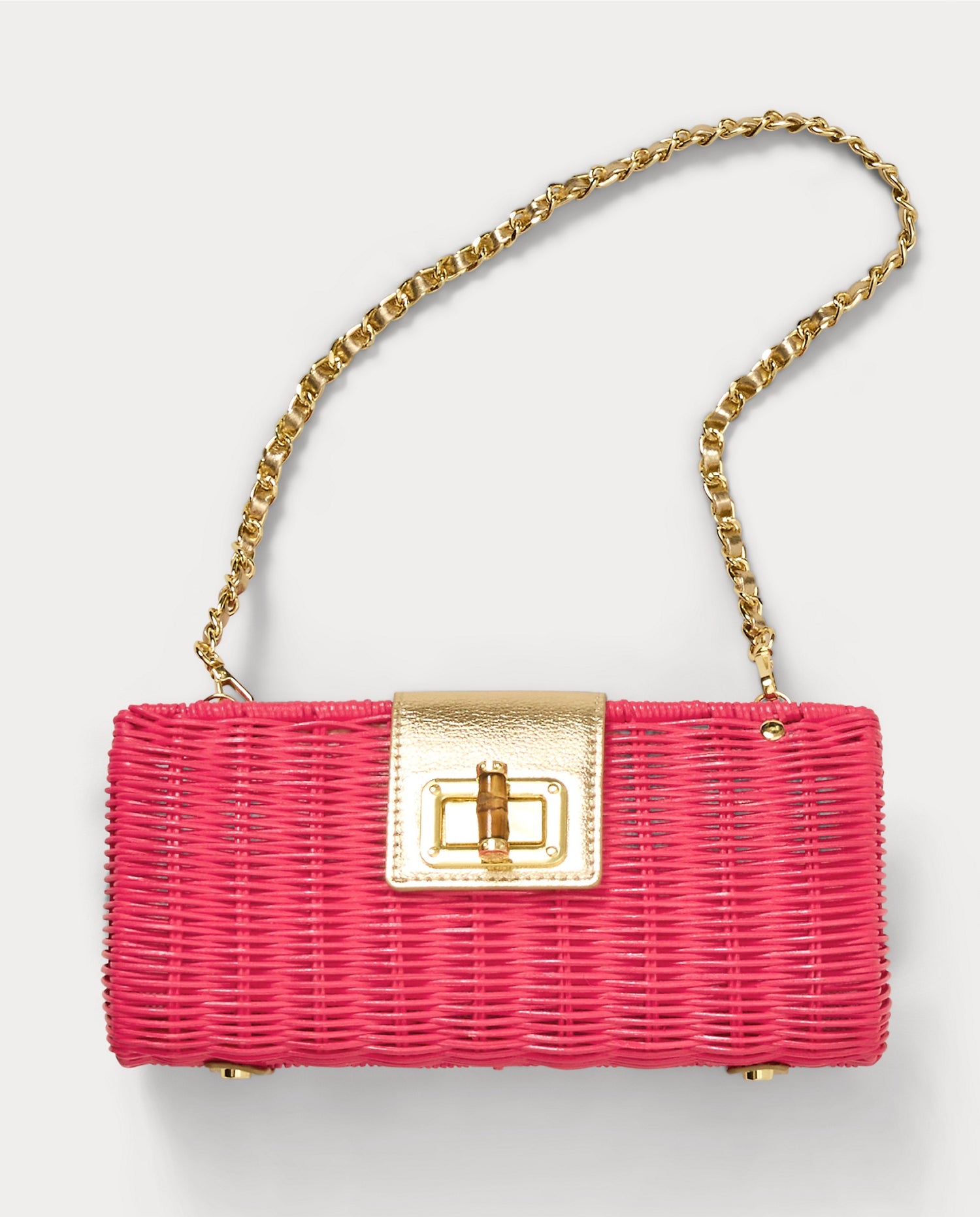 Leena Wicker Clutch