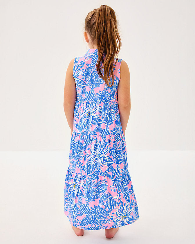 Lilly Pulitzer | Mini Riegan Maxi Dress - Conch Shell Pink Up Scale