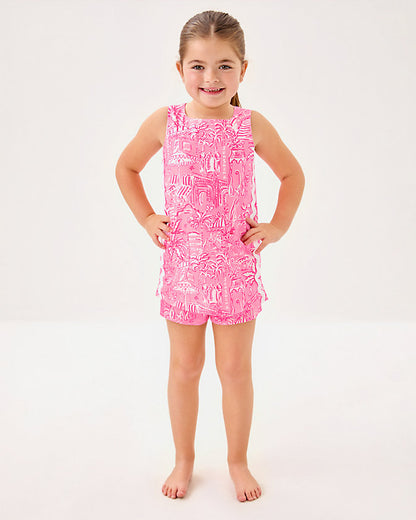 Lilly Pulitzer | Girls Mini Romey Shift Set - Conch Shell Pink Pennys Playground