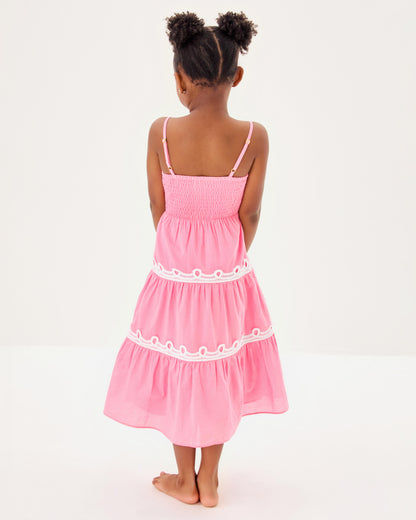 Lilly Pulitzer | Girls Mini Zanna Midi Dress - Conch Shell Pink