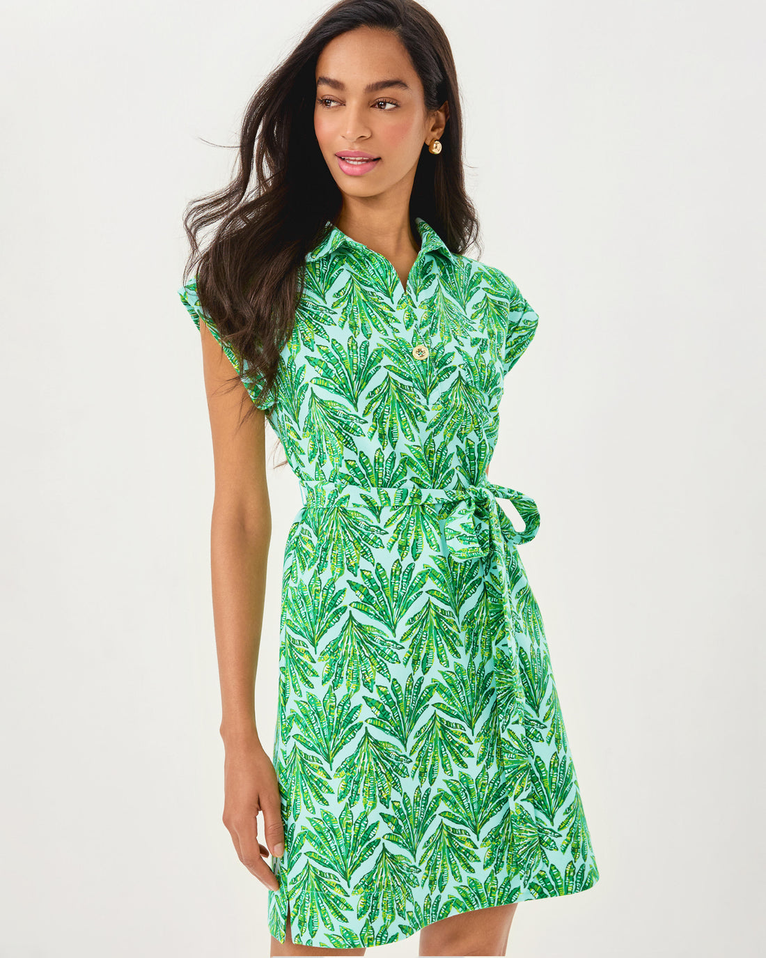 Lilly Pulitzer | Emersyn Dress - Kitts Green Crossgrain Shady Babe