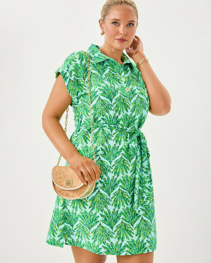 Lilly Pulitzer | Emersyn Dress - Kitts Green Crossgrain Shady Babe