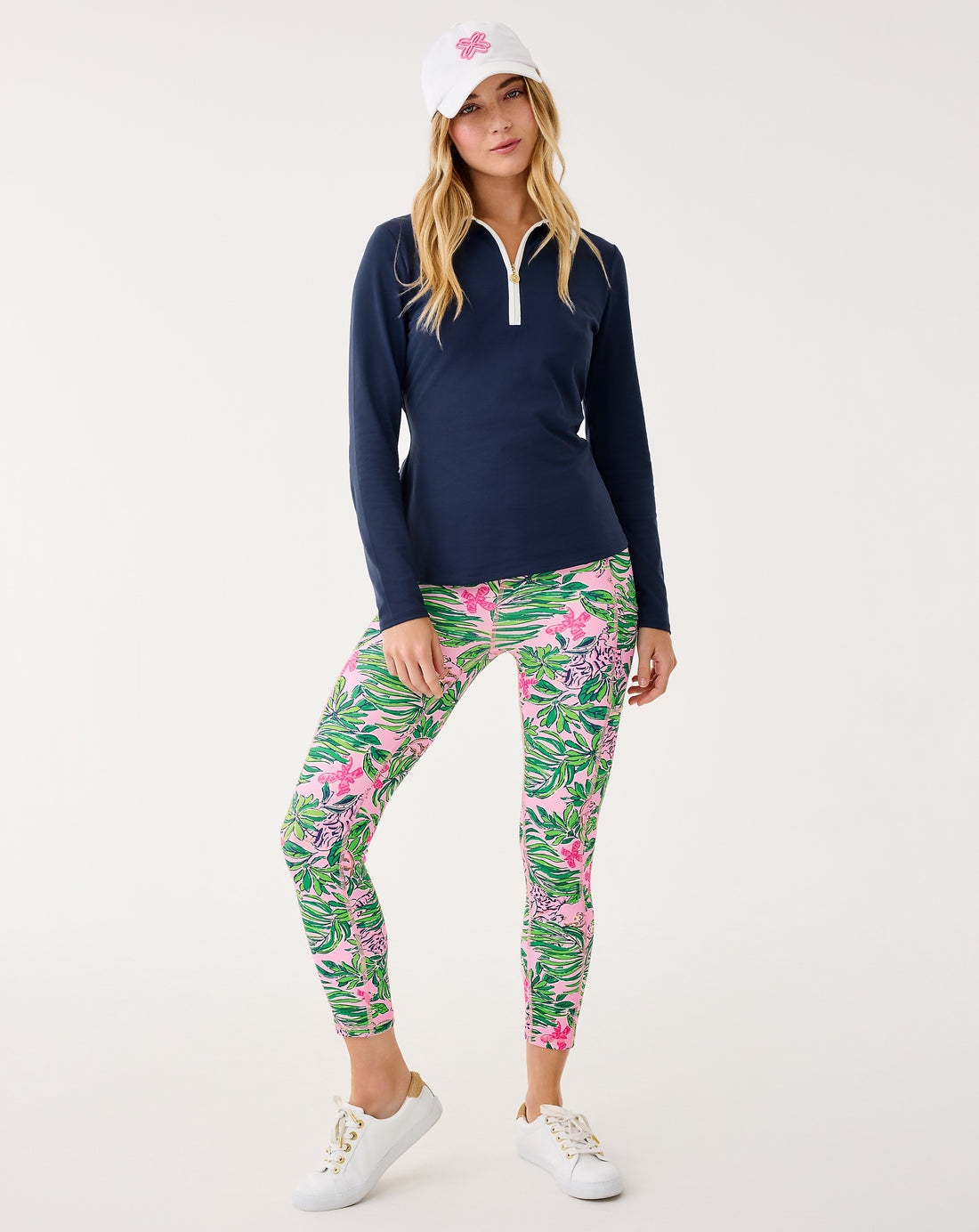 Lilly Pulitzer | Frida Half Zip Long Sleeve