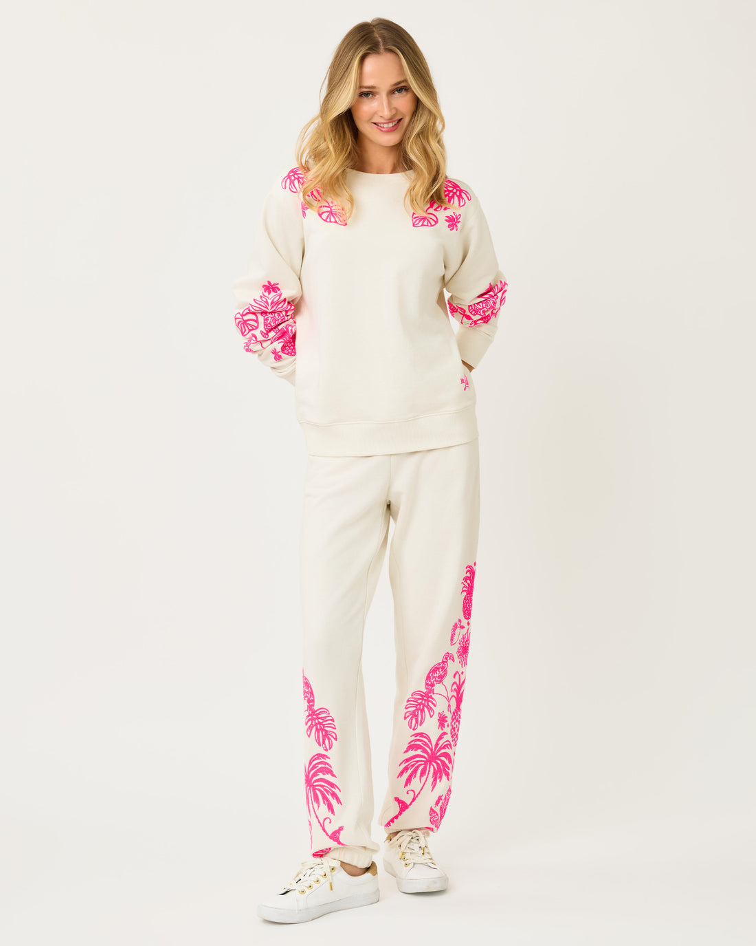 Lilly Pulitzer | 30&quot; Silvie Embroidered Jogger