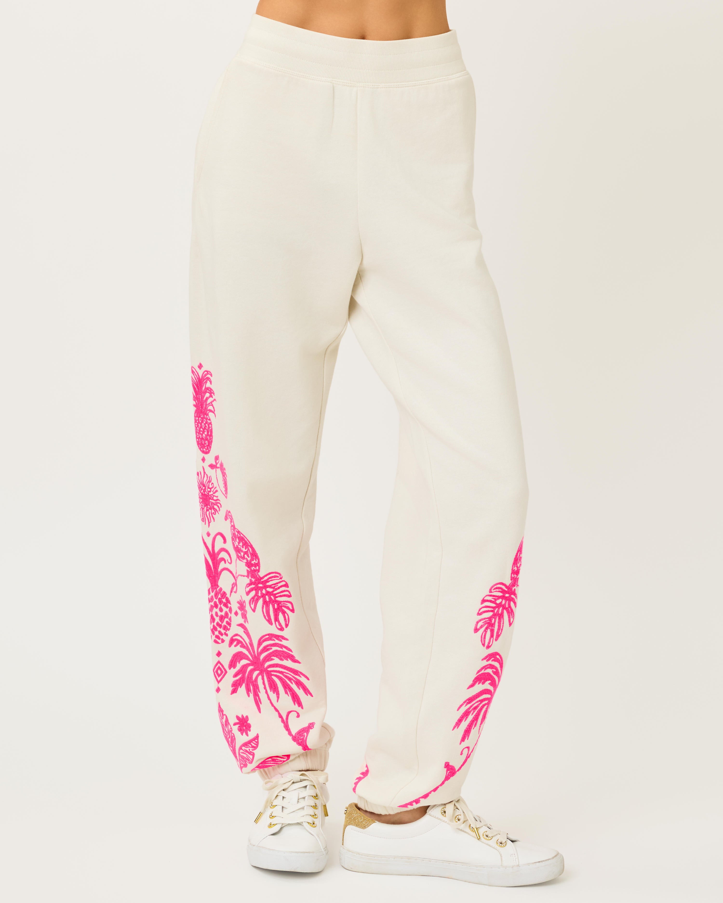 Lilly Pulitzer | 30&quot; Silvie Embroidered Jogger