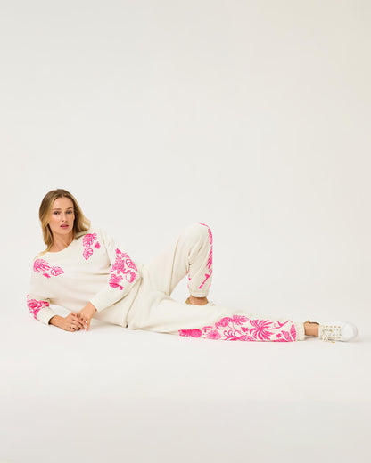 Lilly Pulitzer | 30&quot; Silvie Embroidered Jogger