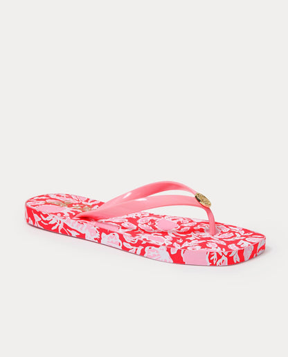 Lilly Pulitzer | Sandsational Square Toe Flip Flop