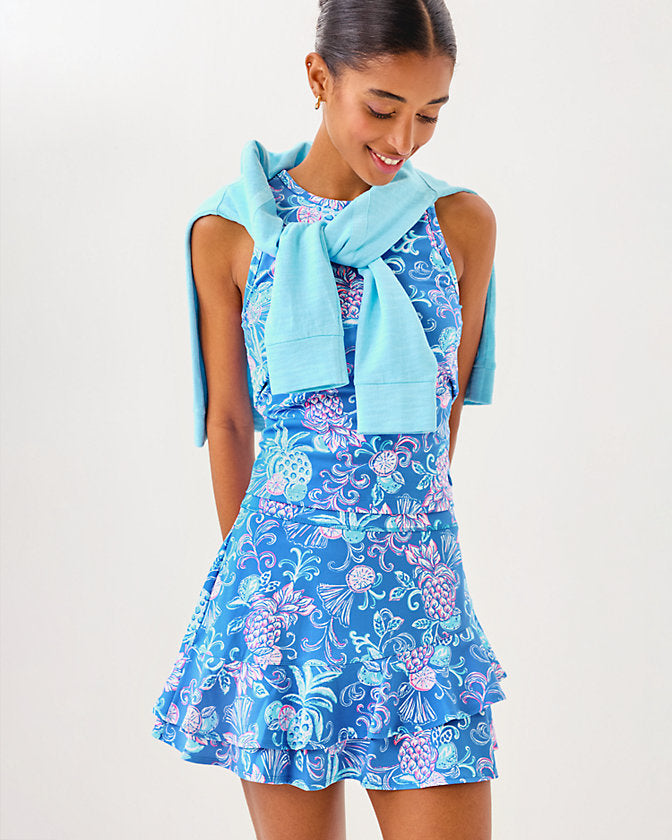 Lilly Pulitzer | Romana High Rise Skort - Sunwashed Blue Citrus Crush