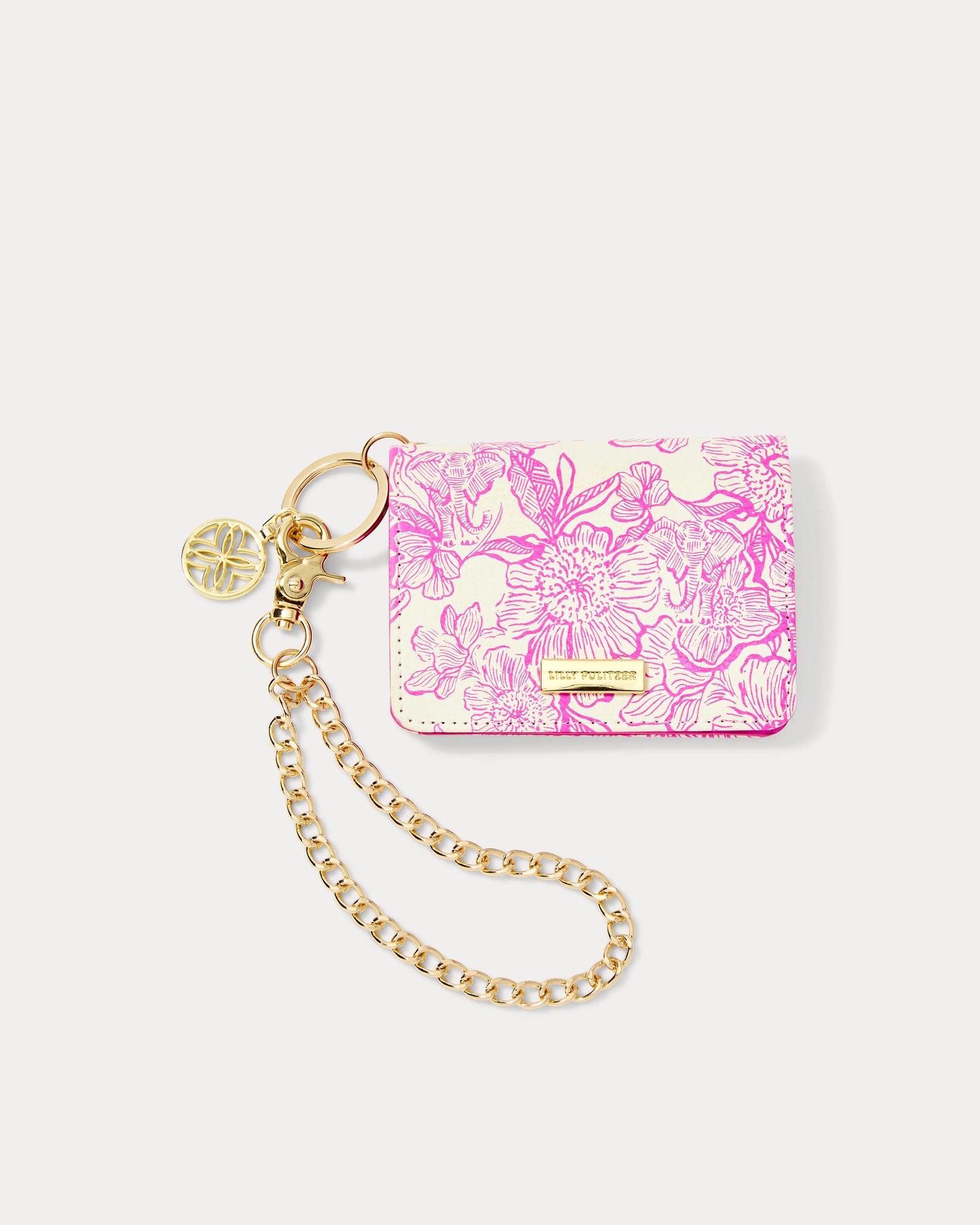 Lilly Pulitzer | Snap Card Case, Unforgettable Pink