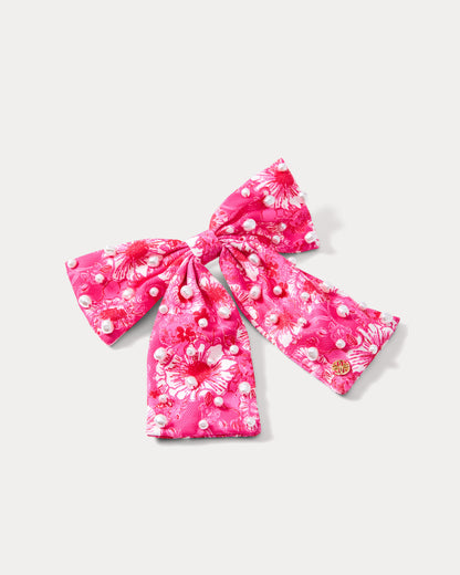 Lilly Pulitzer | Embellished Bow Barrette, Feeling Poppy