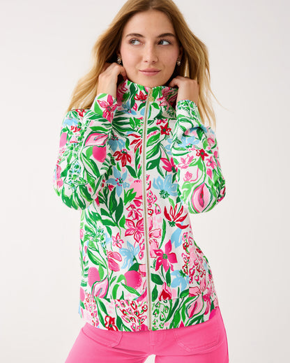 Lilly Pulitzer | UPF 50+ Eleni Zip-Up - Multi Glowing Gardens