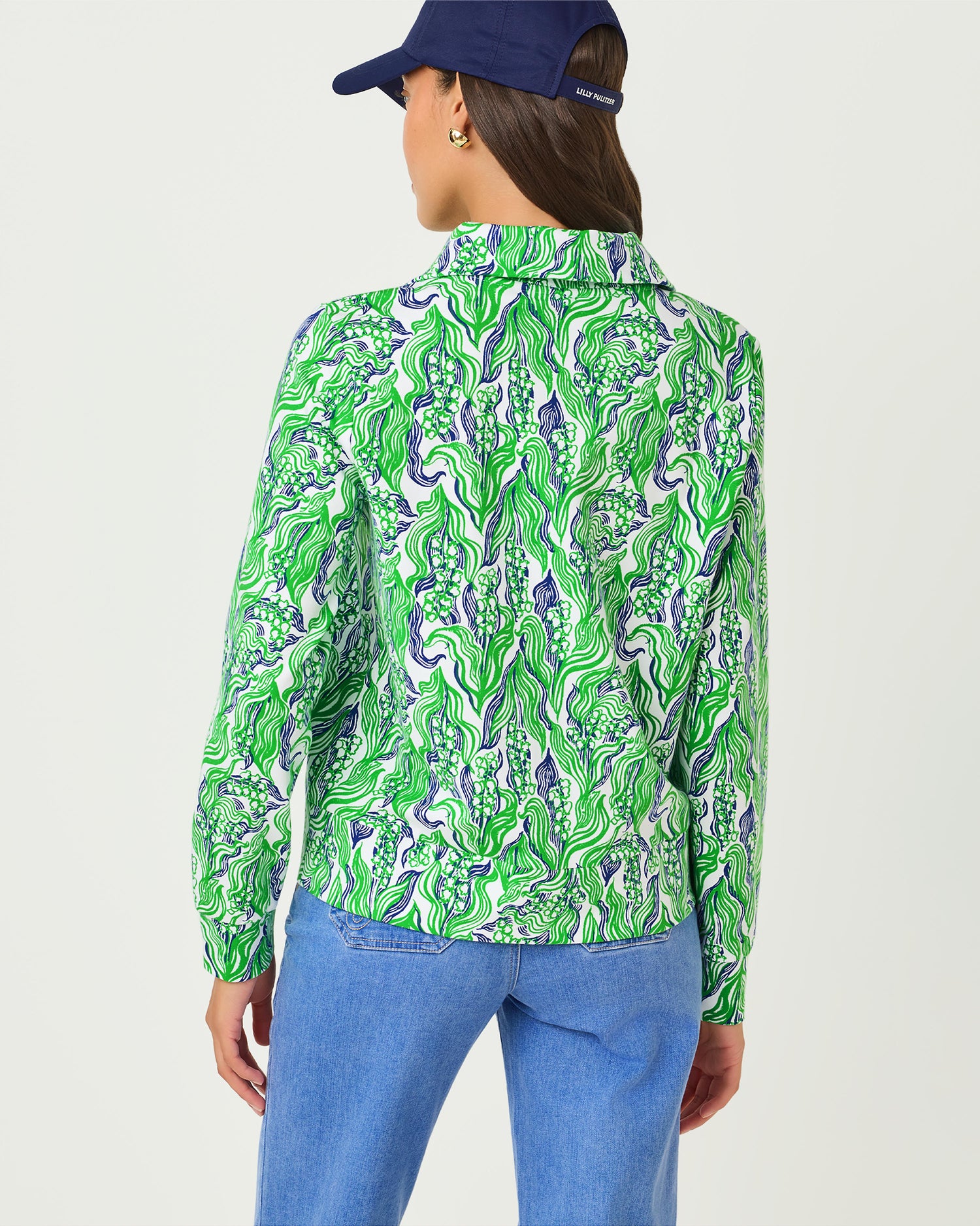 Eleni Upf 50+ Zip-up - Putting Green Lilly Of The Valley