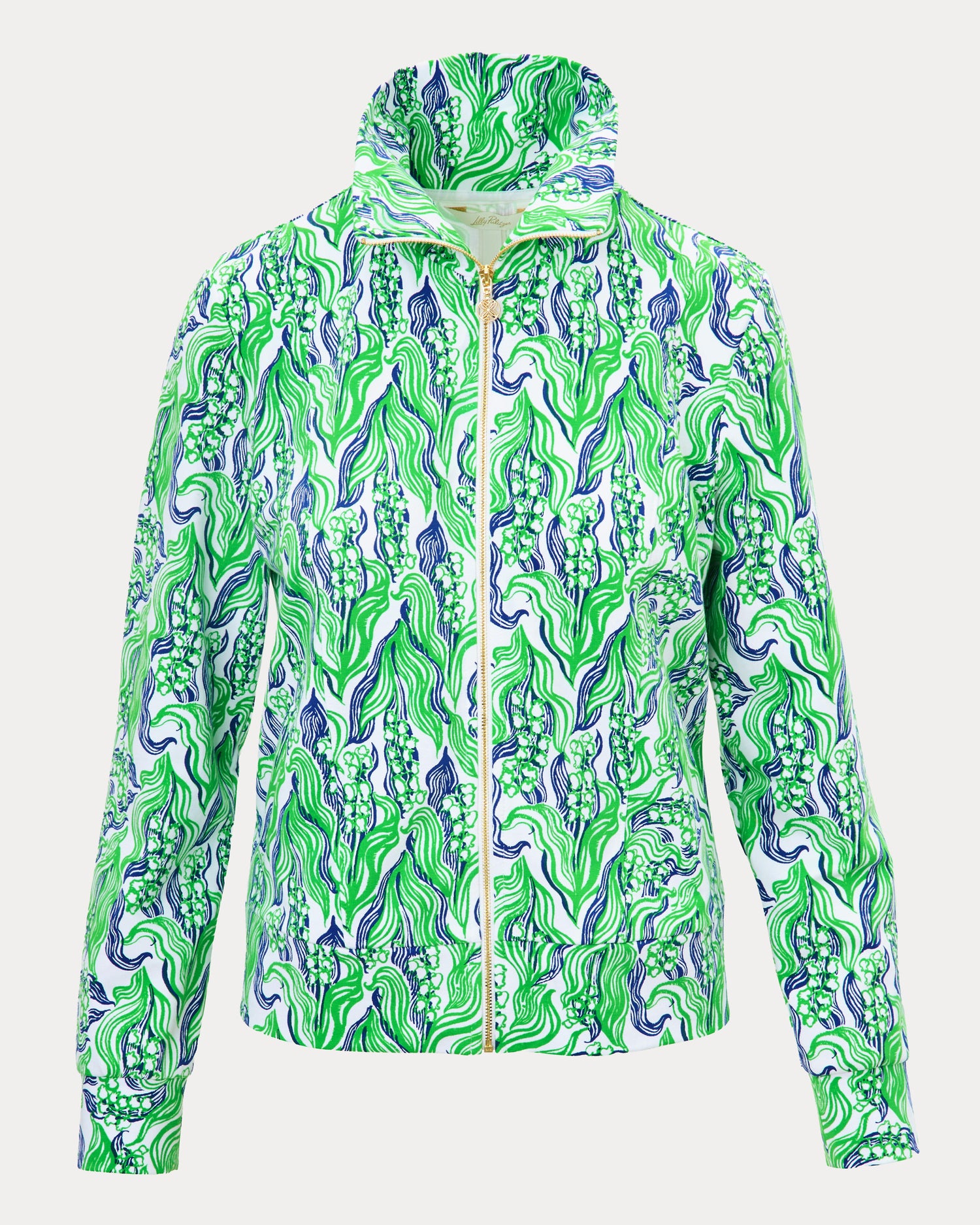 Eleni Upf 50+ Zip-up - Putting Green Lilly Of The Valley