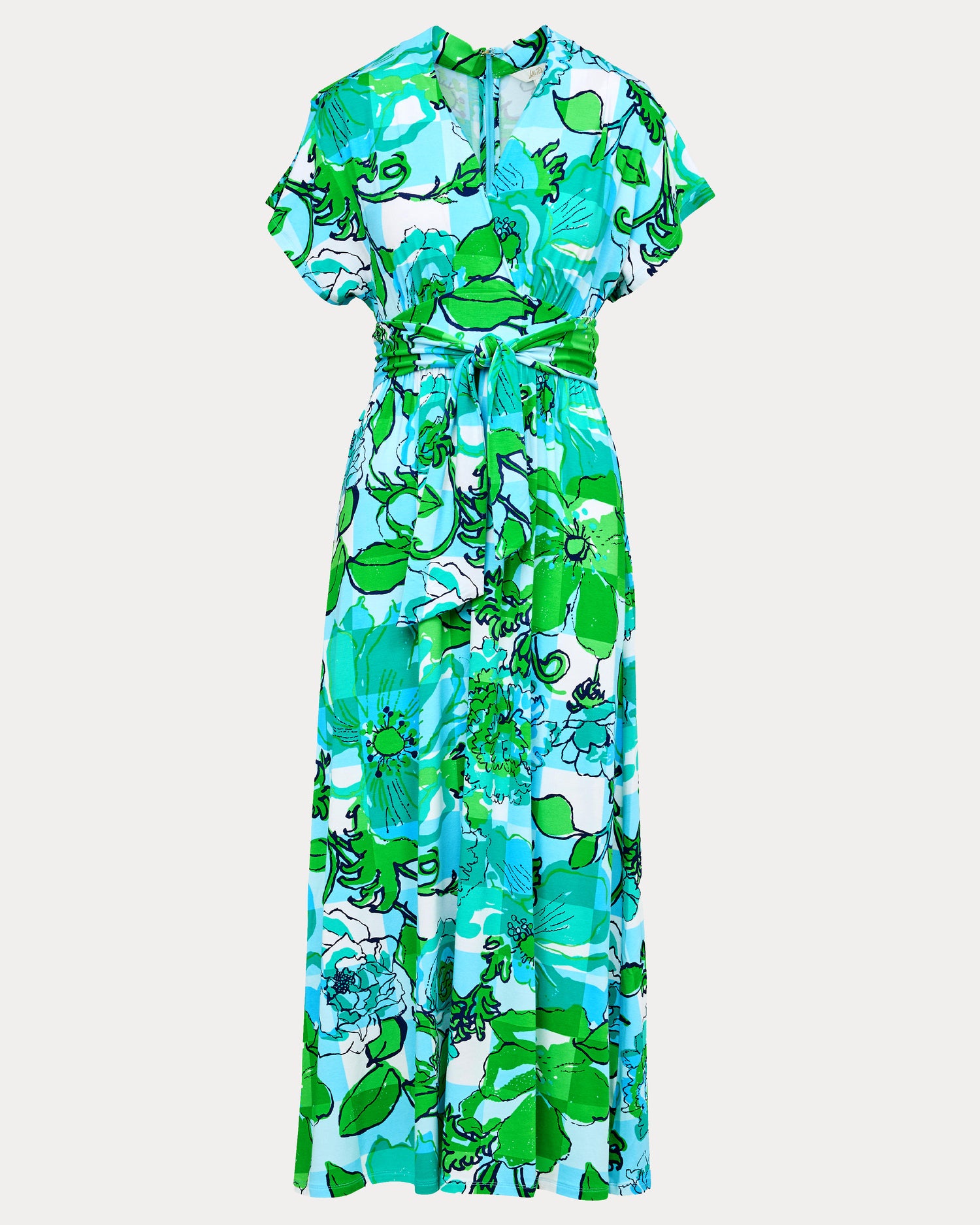 Lilly Pulitzer | Keenan Maxi Dress - Capri Blue Rousseaus Roses